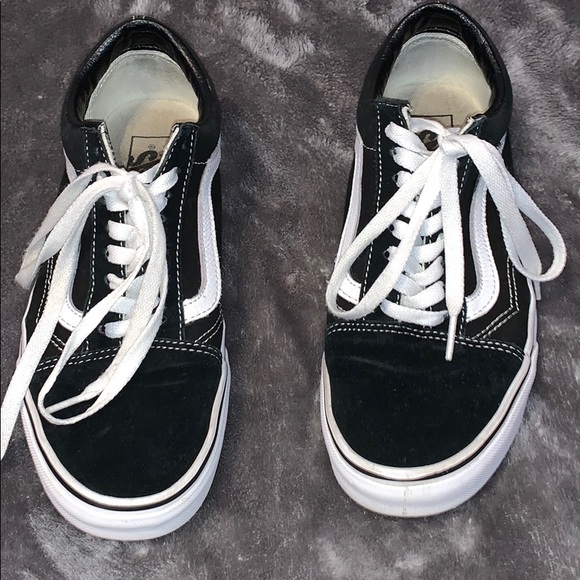 black vans fading